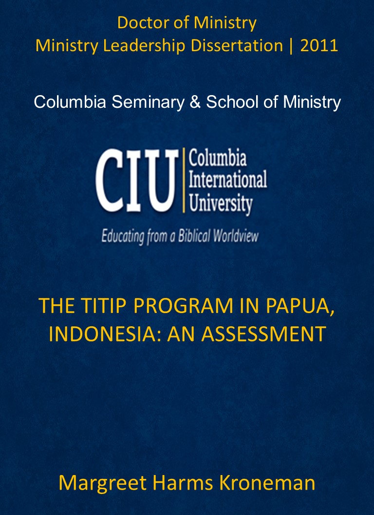 Title details for THE TITIP PROGRAM IN PAPUA, INDONESIA: by Margreet Harms Kroneman - Available